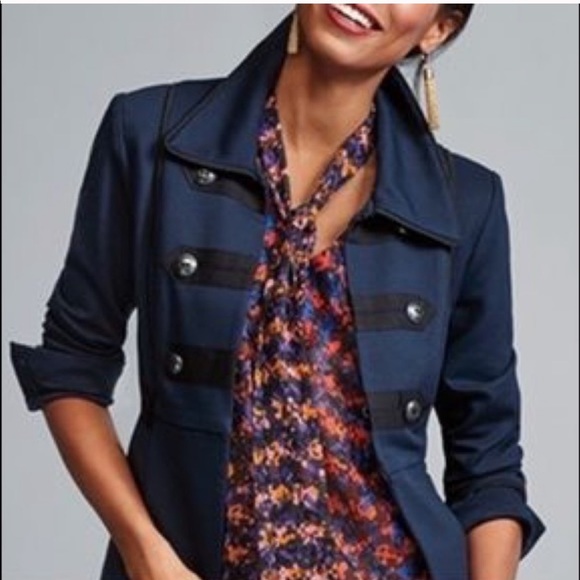 CAbi Jackets & Blazers - Cabi In the Band Ponte Jacket Fall ‘17 Navy Black